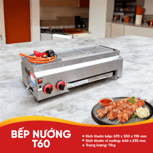 BẾP NƯỚNG THỊT XIÊN KHÔNG KHÓI T60