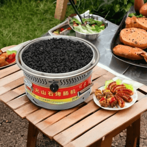 BẾP NƯỚNG XÚC XÍCH BẰNG ĐÁ DÙNG GAS – G002