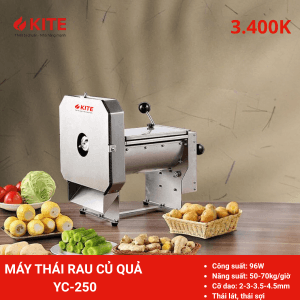 MÁY THÁI RAU CỦ MINI ĐA NĂNG YC-250