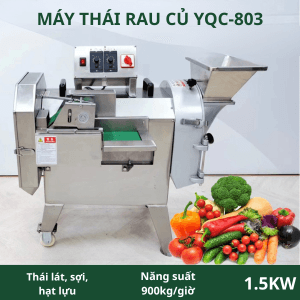 MÁY THÁI RAU CỦ QUẢ CÔNG NGHIỆP YQC-803