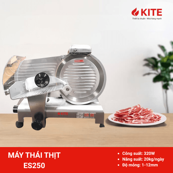 MÁY THÁI THỊT CHÍN, THỊT ĐÔNG LẠNH ES-250