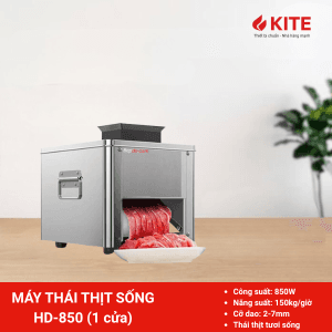 MÁY THÁI THỊT SỐNG HD-850 1 CỬA DAO