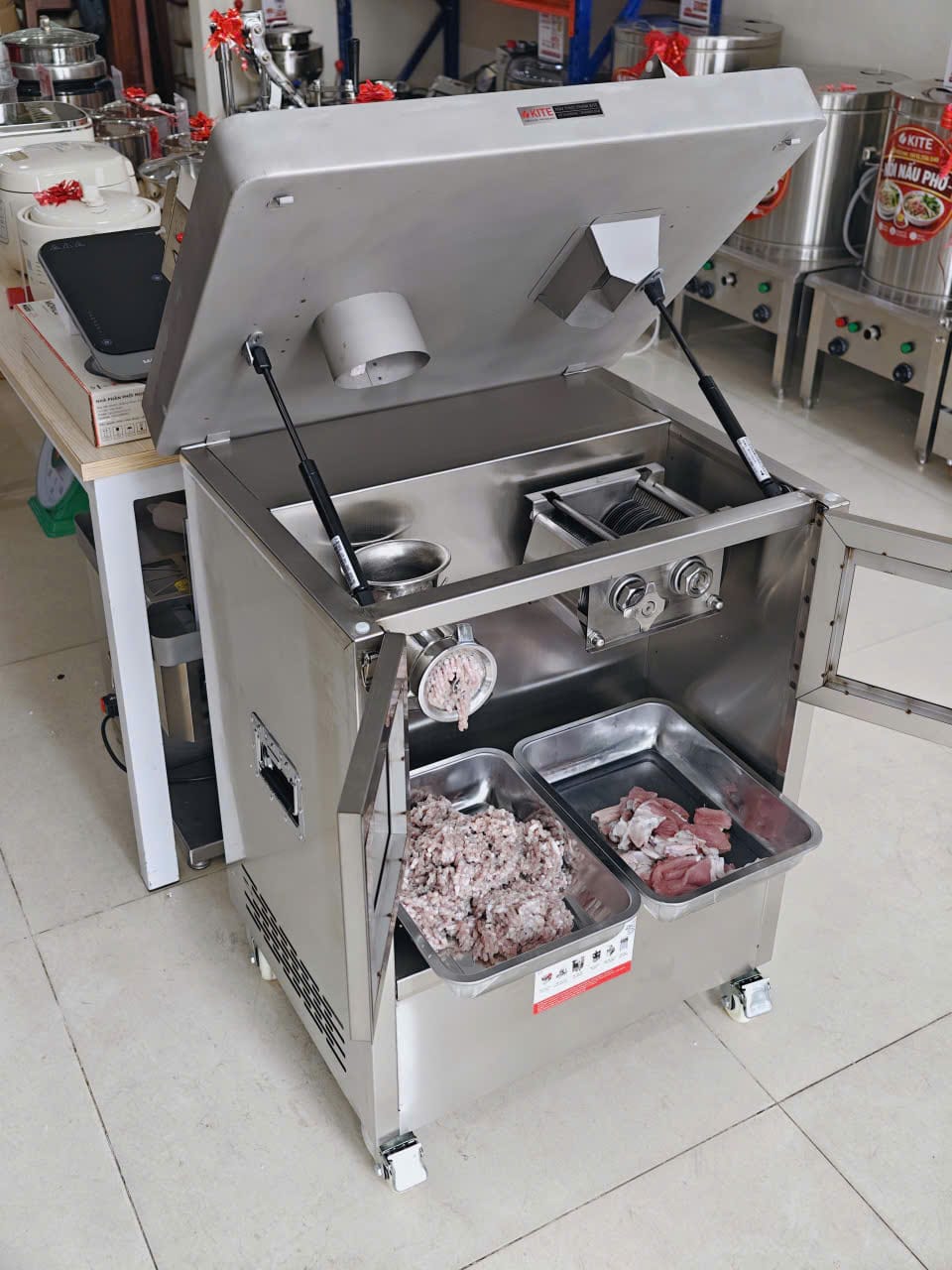 Máy Thái Thịt Tươi Sống JQ10 - Giải Pháp Cắt Thái Chuyên Nghiệp, Năng Suất Cao